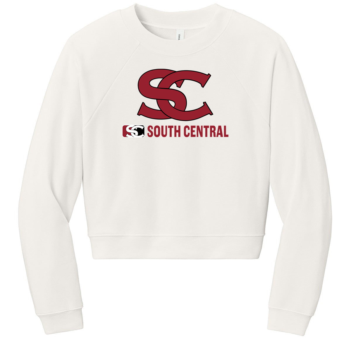 BELLA+CANVAS Women’s Raglan Sponge Fleece Crew