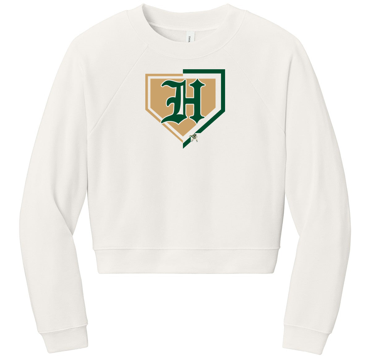 BELLA+CANVAS Women’s Raglan Sponge Fleece Crew