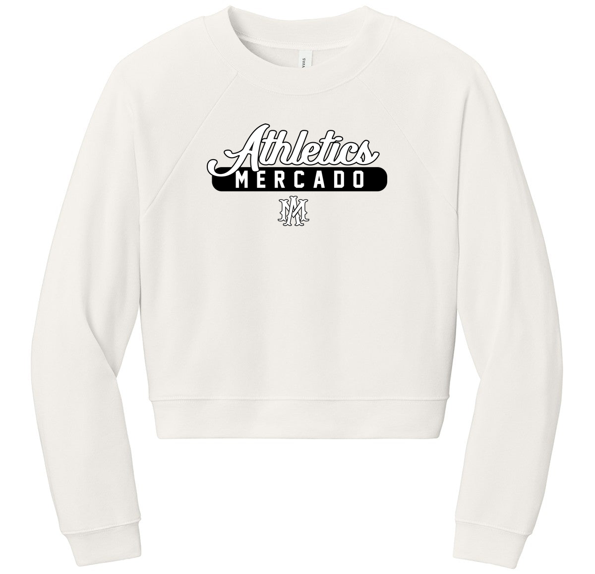 BELLA+CANVAS Women’s Raglan Sponge Fleece Crew