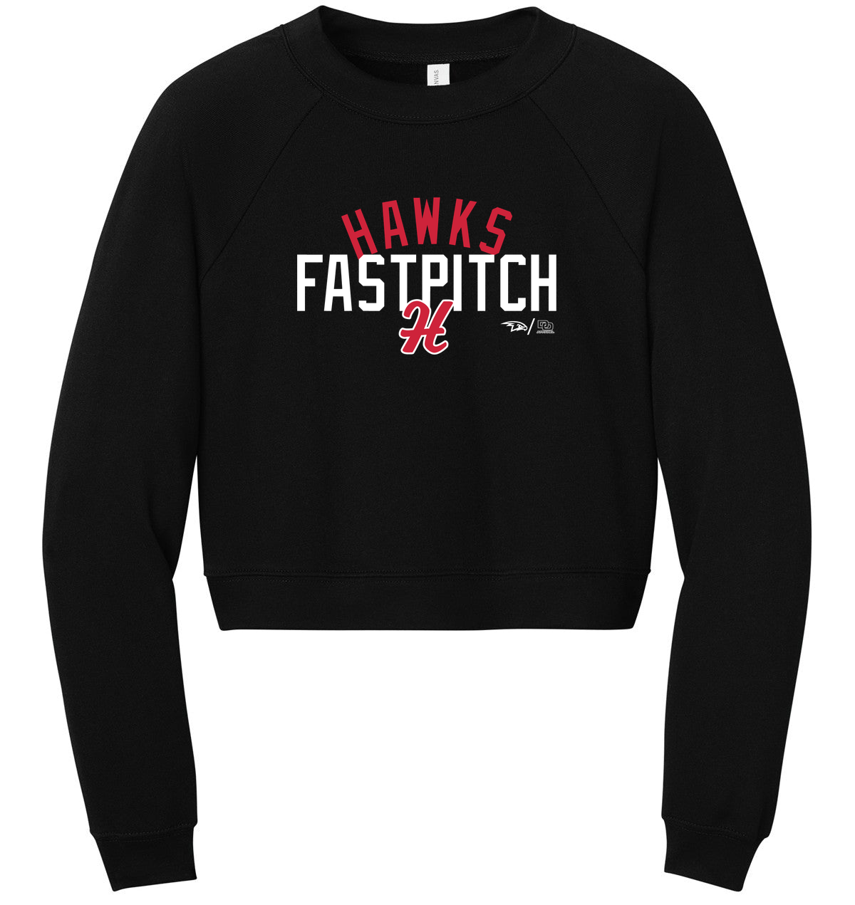 BELLA+CANVAS Women’s Raglan Sponge Fleece Crew