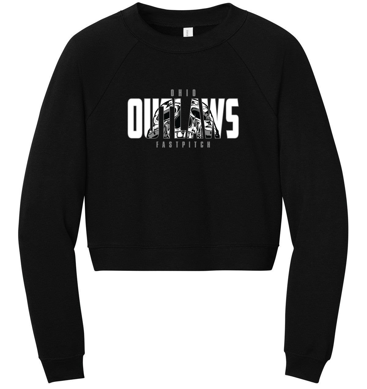 BELLA+CANVAS Women’s Raglan Sponge Fleece Crew