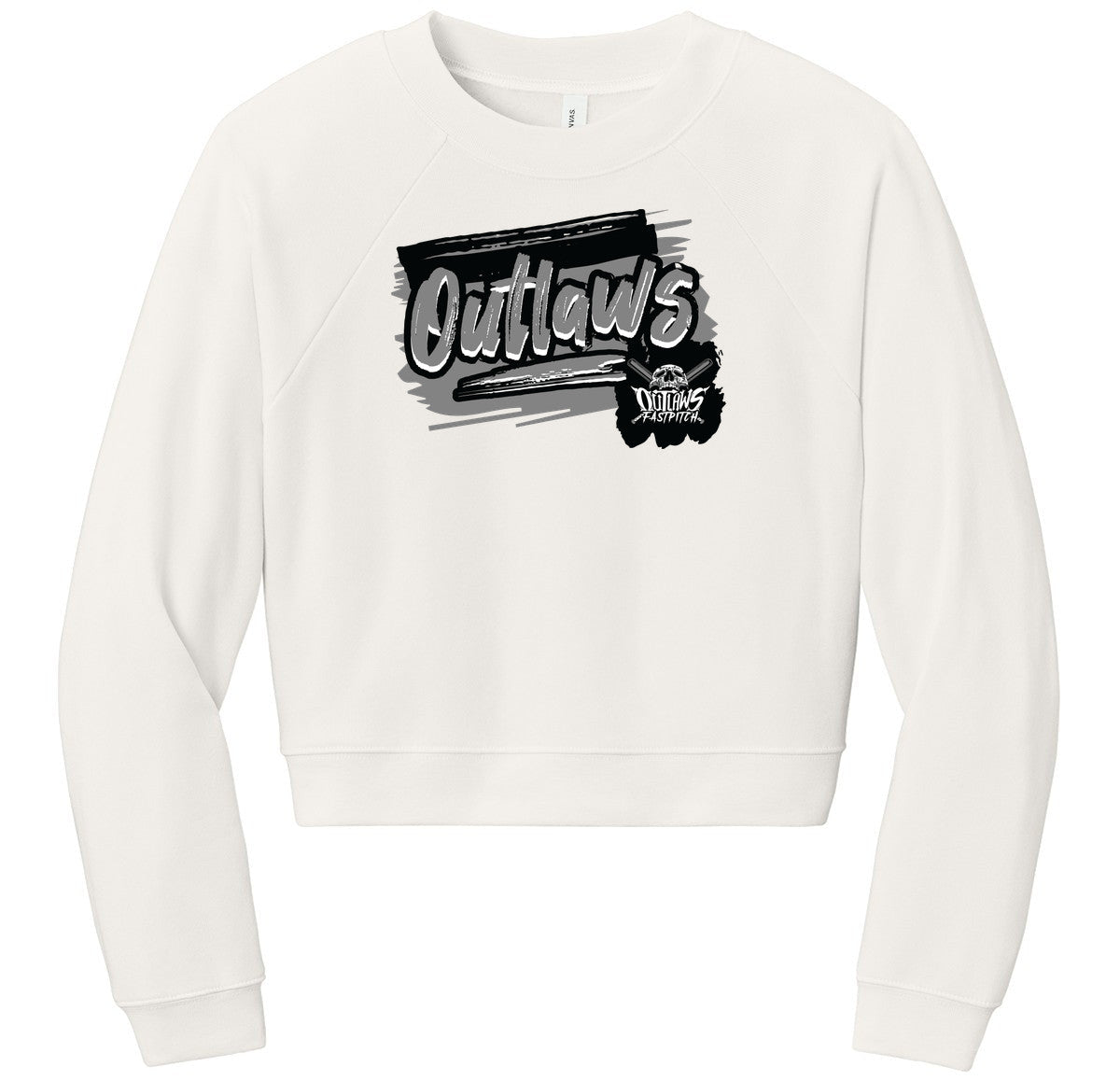 BELLA+CANVAS Women’s Raglan Sponge Fleece Crew