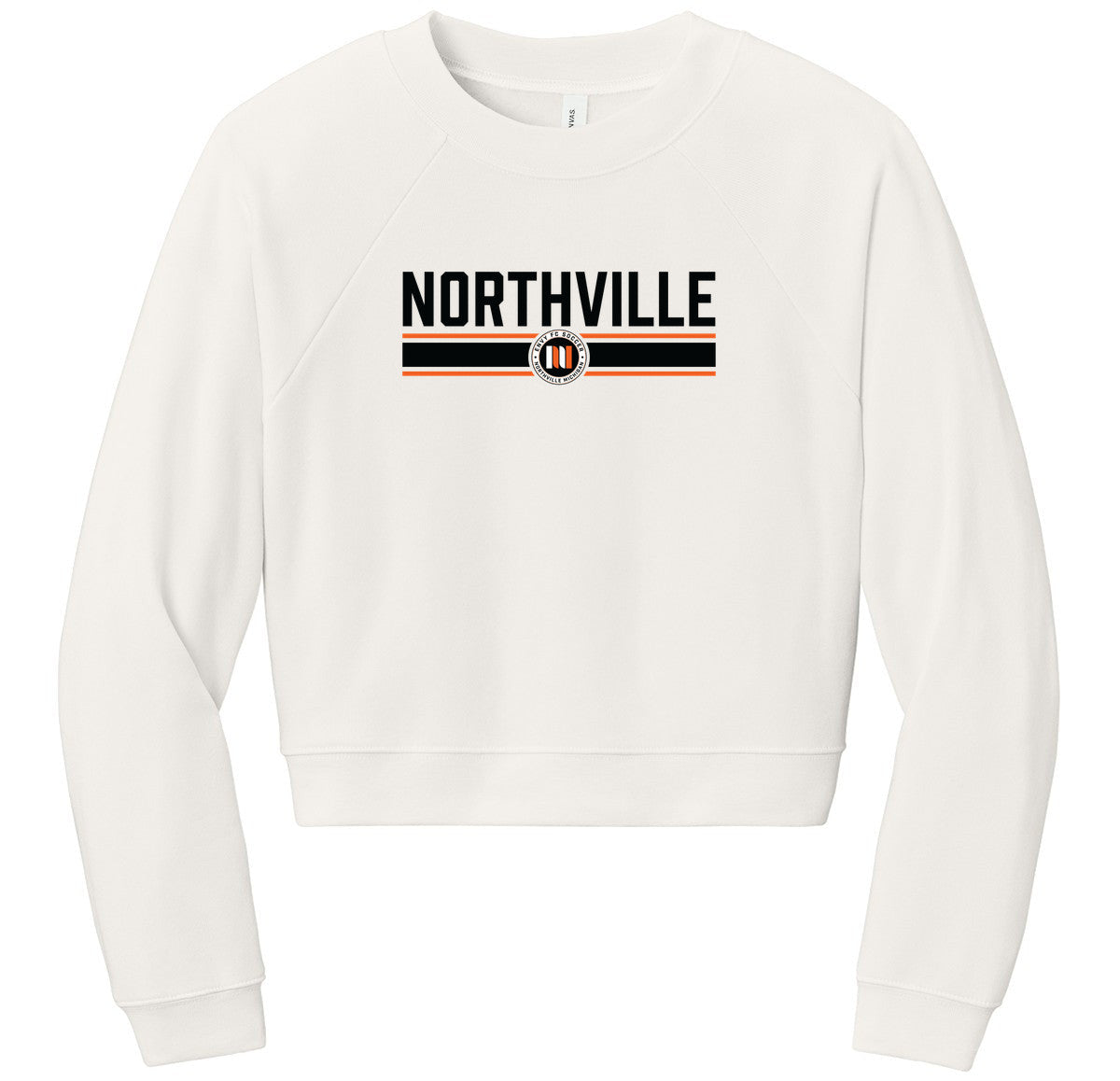 BELLA+CANVAS Women’s Raglan Sponge Fleece Crew