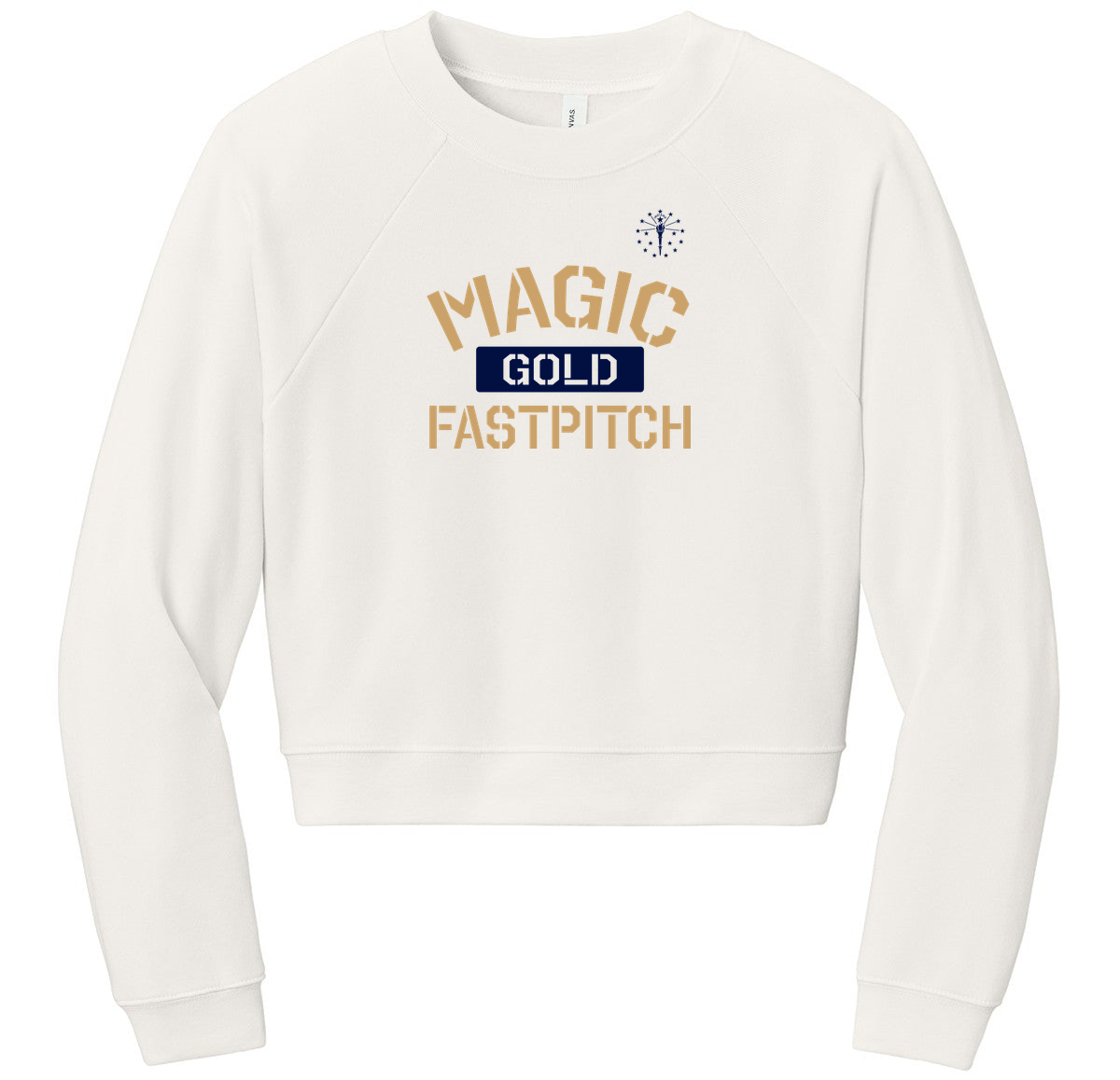 BELLA+CANVAS Women’s Raglan Sponge Fleece Crew