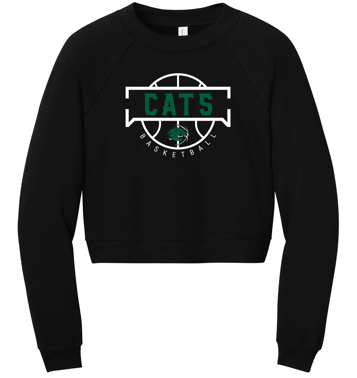 BELLA+CANVAS Women’s Raglan Sponge Fleece Crew