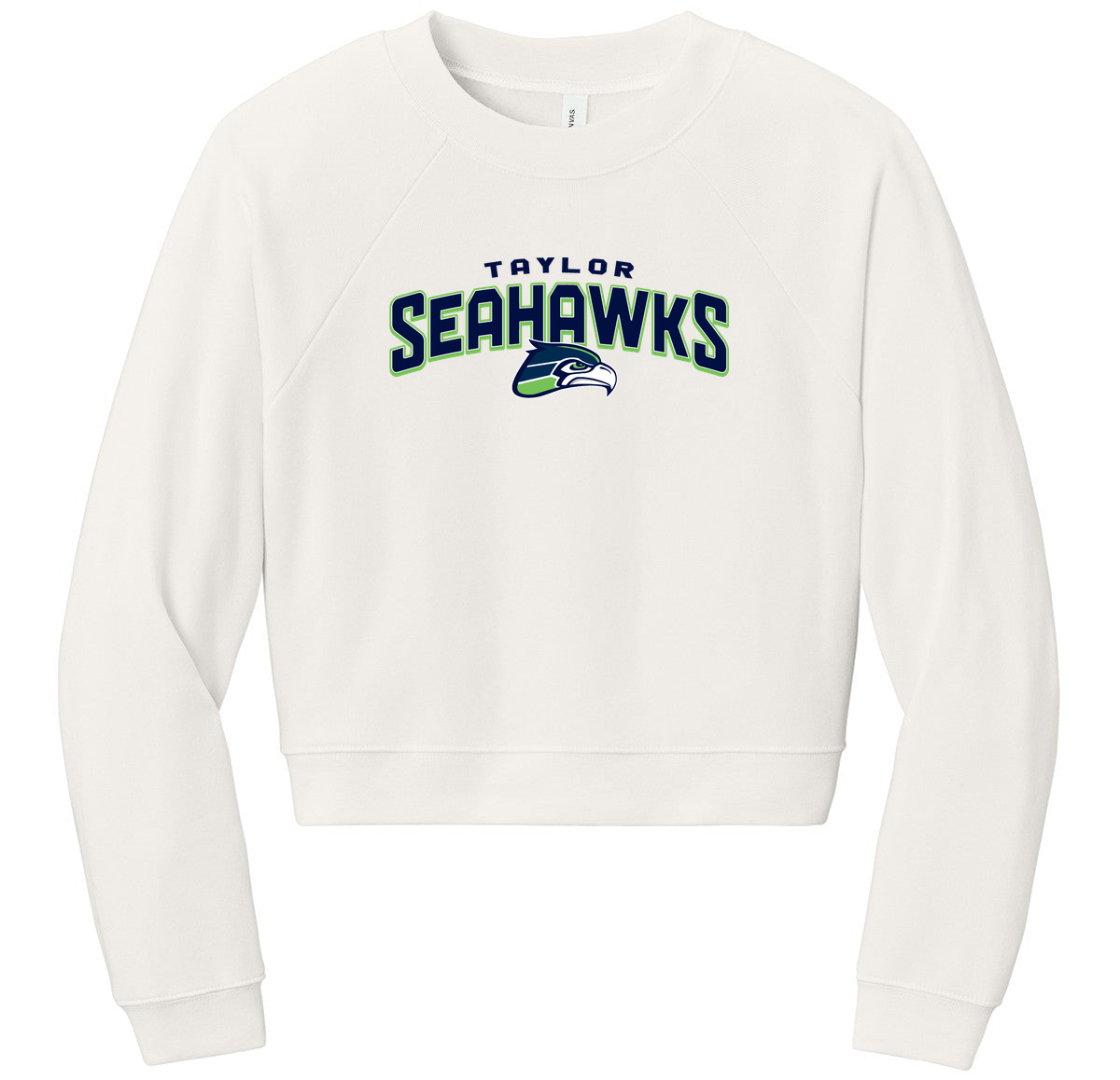 BELLA+CANVAS Women’s Raglan Sponge Fleece Crew