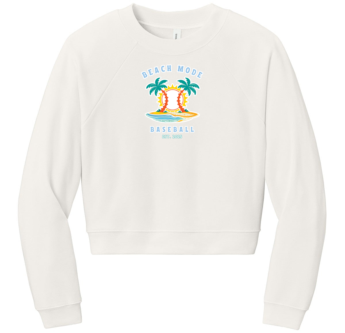BELLA+CANVAS Women’s Raglan Sponge Fleece Crew