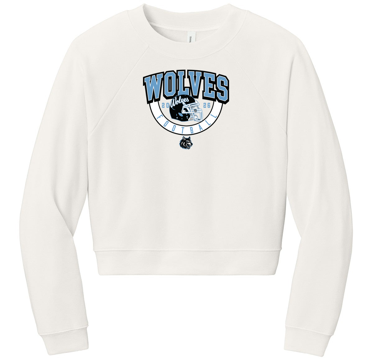 BELLA+CANVAS Women’s Raglan Sponge Fleece Crew