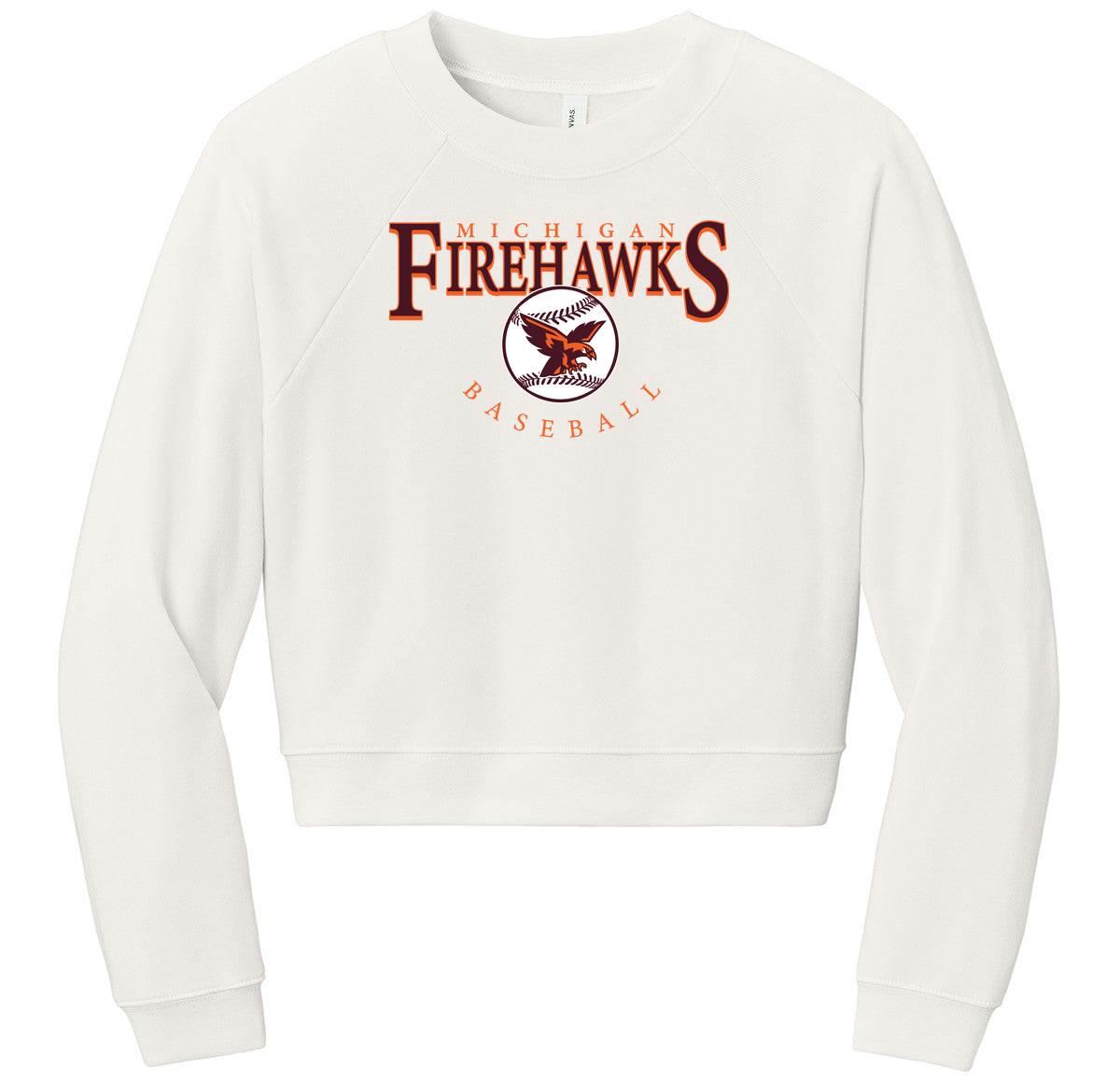 BELLA+CANVAS Women’s Raglan Sponge Fleece Crew