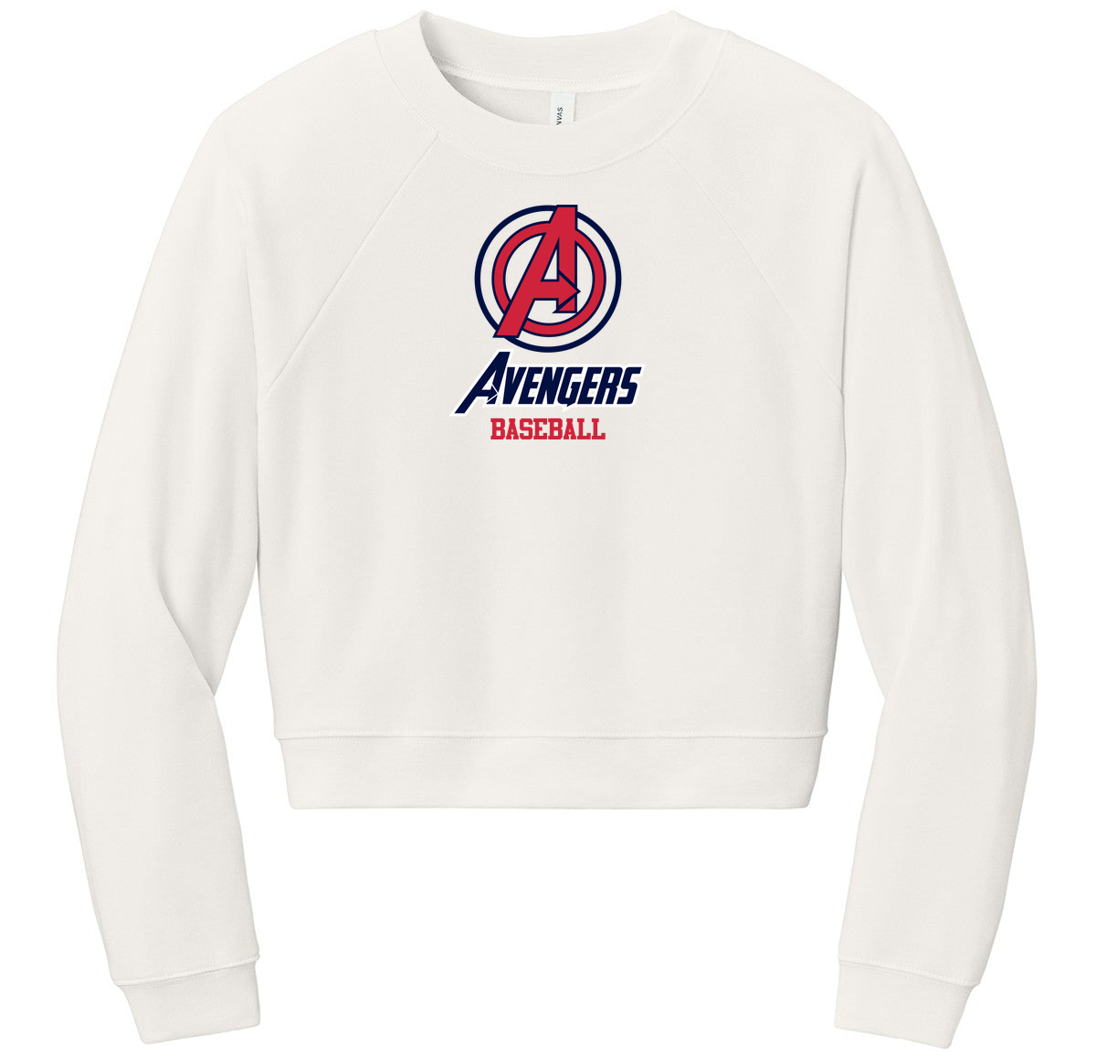 BELLA+CANVAS Women’s Raglan Sponge Fleece Crew