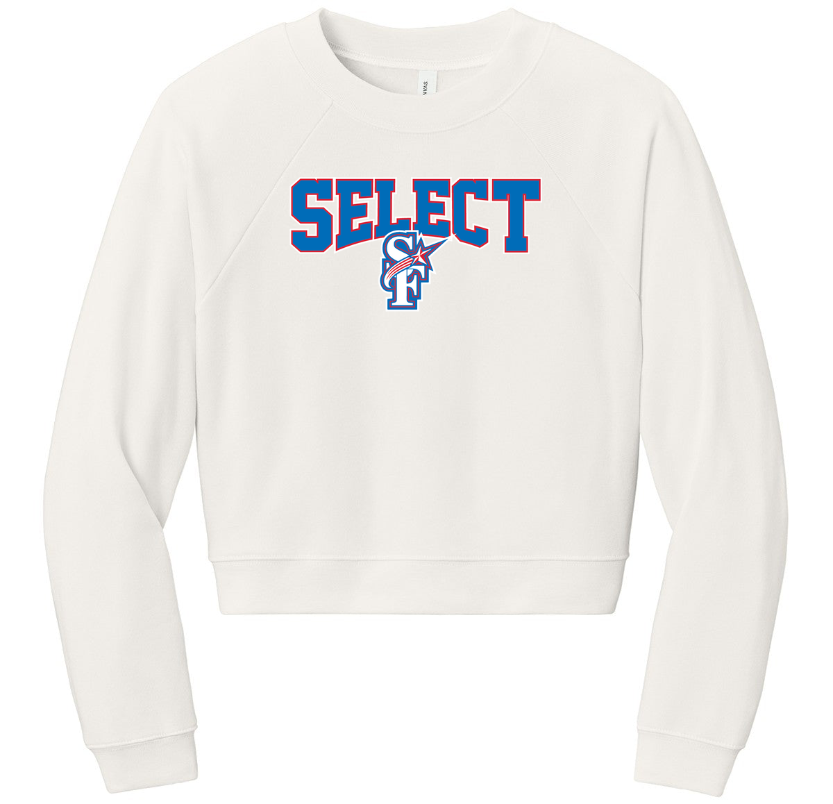 BELLA+CANVAS Women’s Raglan Sponge Fleece Crew