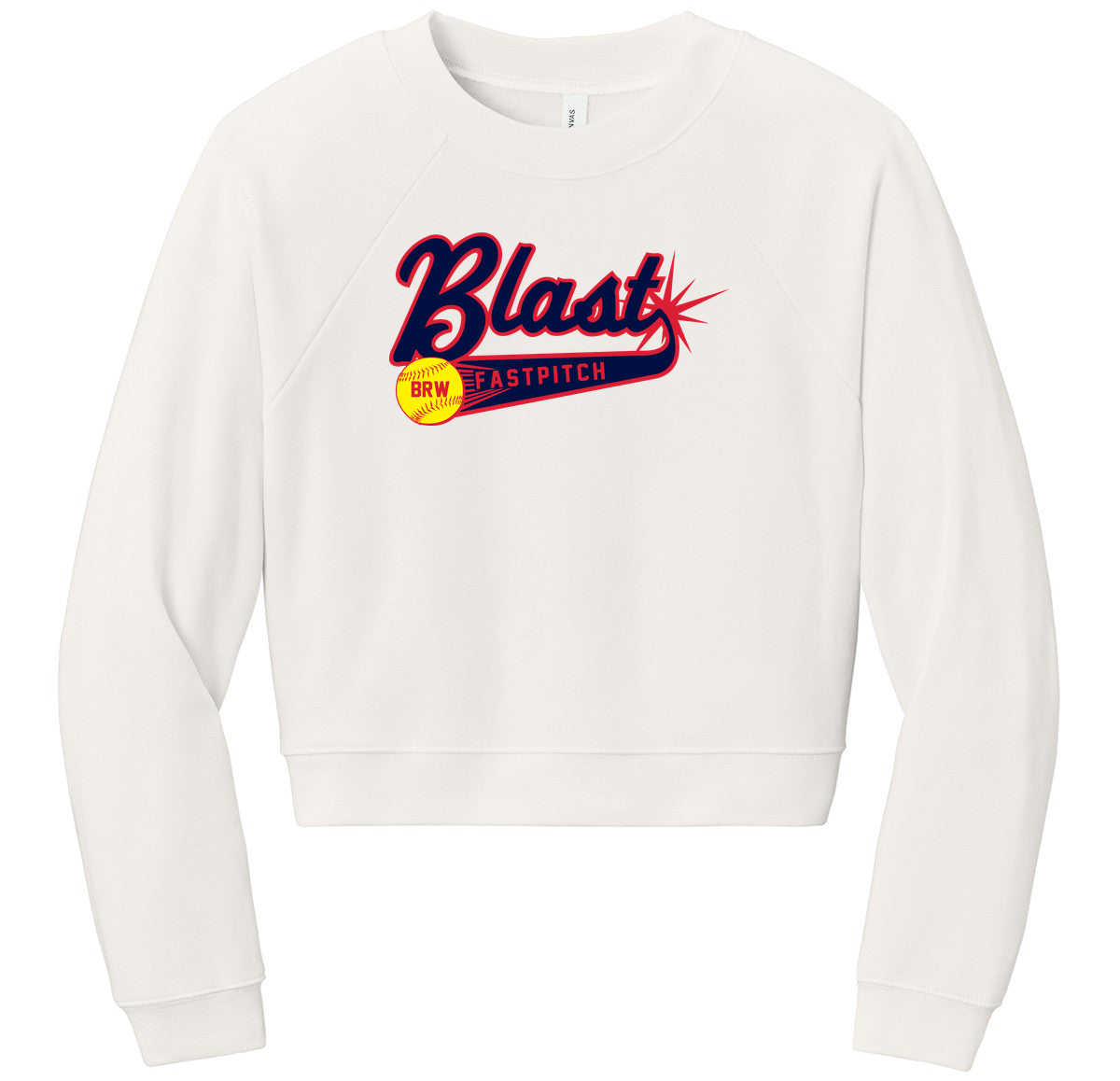 BELLA+CANVAS Women’s Raglan Sponge Fleece Crew