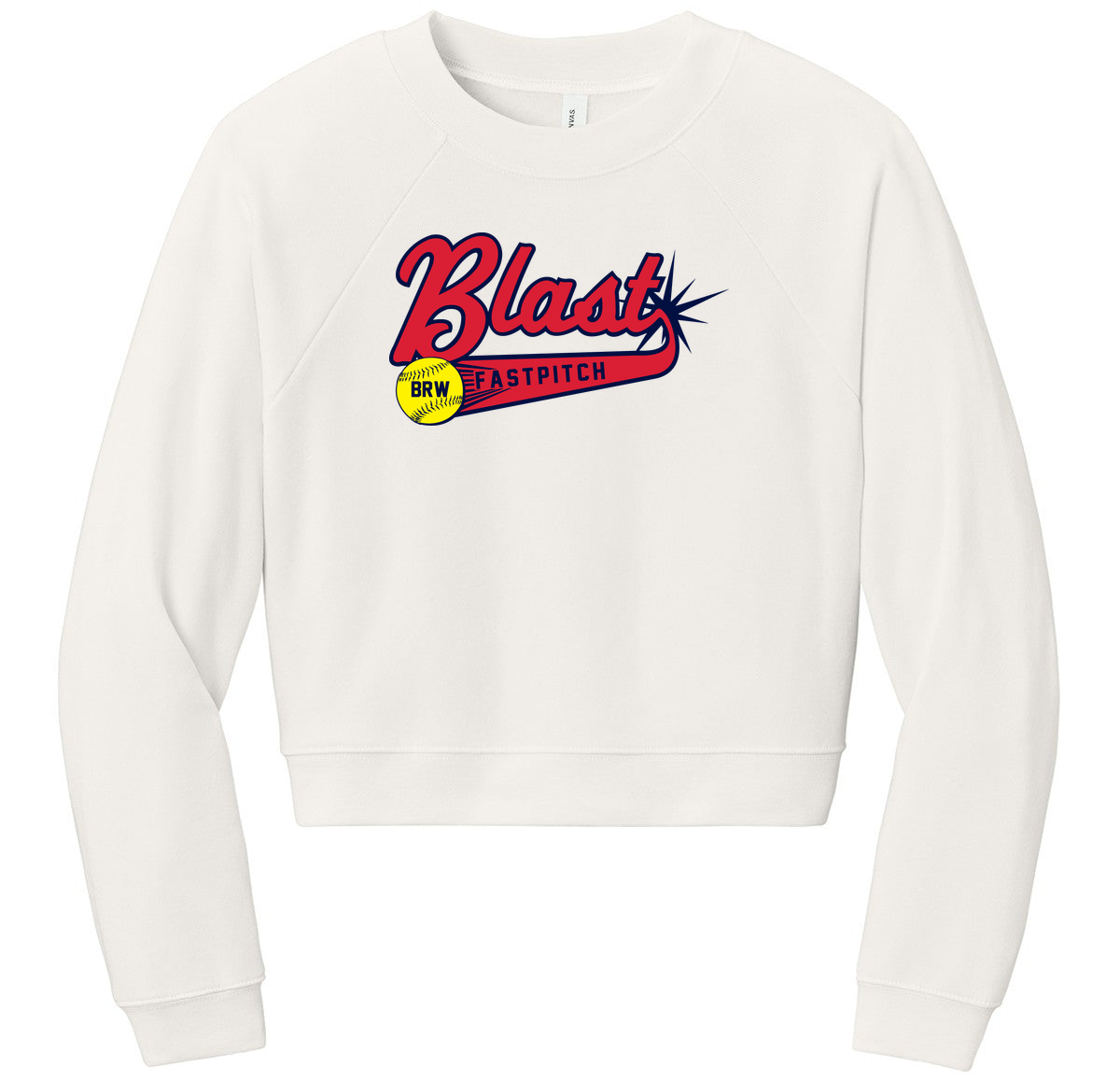 BELLA+CANVAS Women’s Raglan Sponge Fleece Crew
