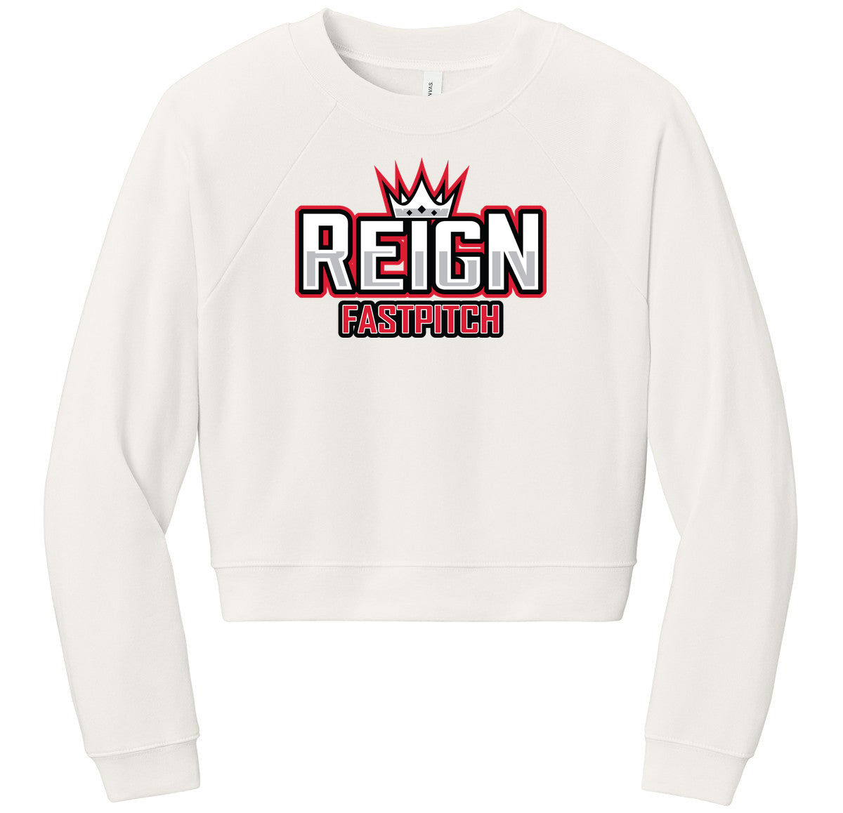 BELLA+CANVAS Women’s Raglan Sponge Fleece Crew