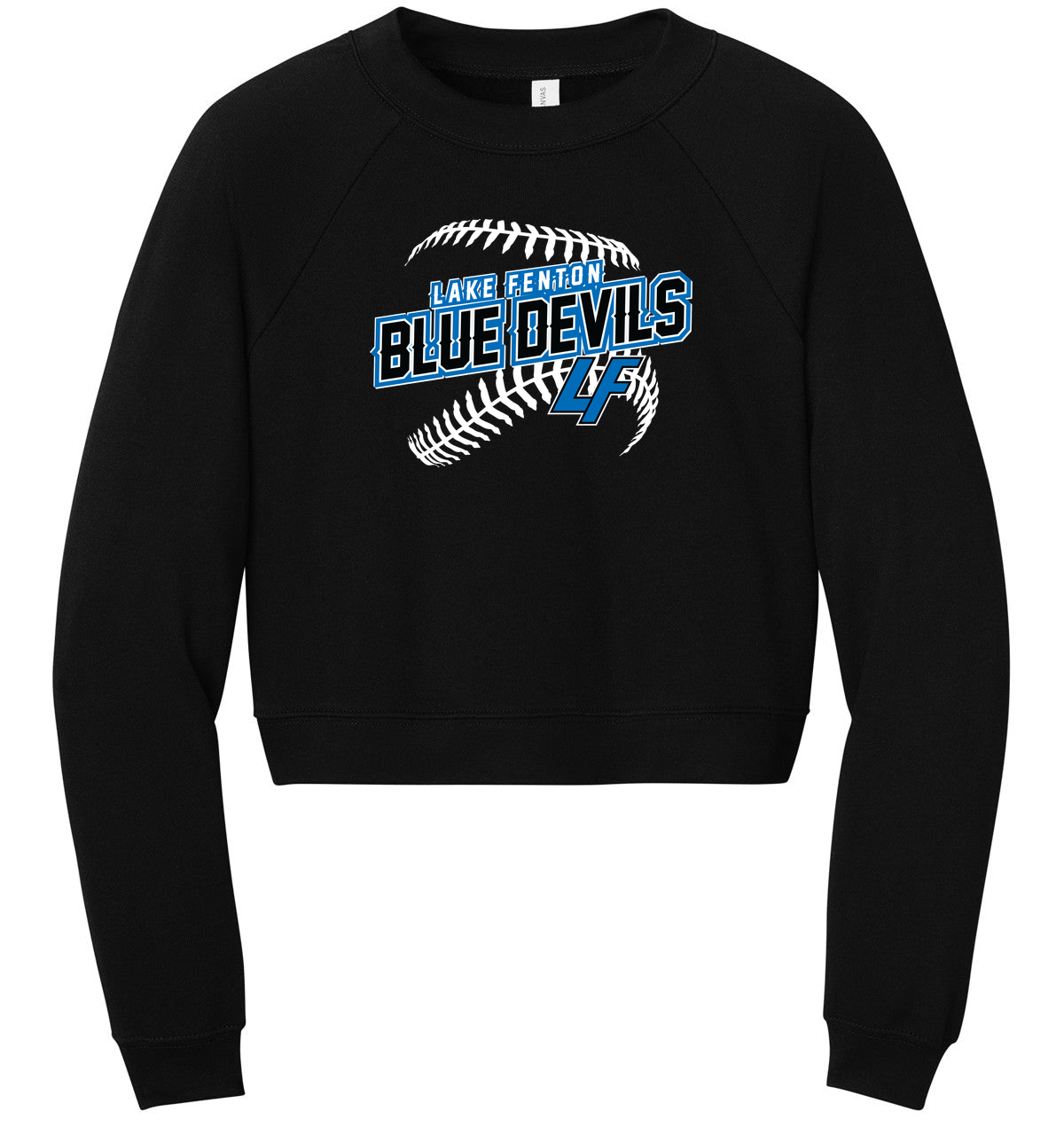 BELLA+CANVAS Women’s Raglan Sponge Fleece Crew