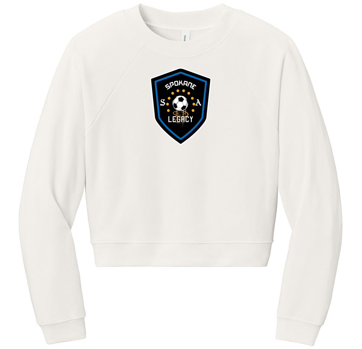 BELLA+CANVAS Women’s Raglan Sponge Fleece Crew