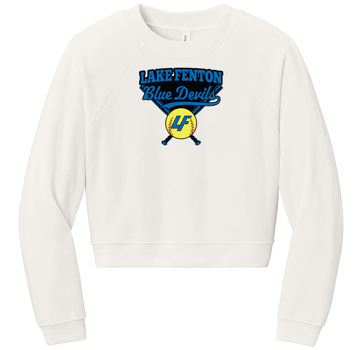 BELLA+CANVAS Women’s Raglan Sponge Fleece Crew