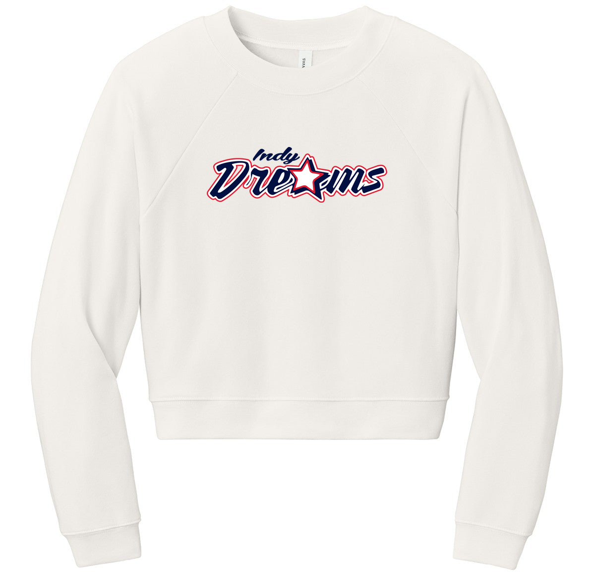 BELLA+CANVAS Women’s Raglan Sponge Fleece Crew