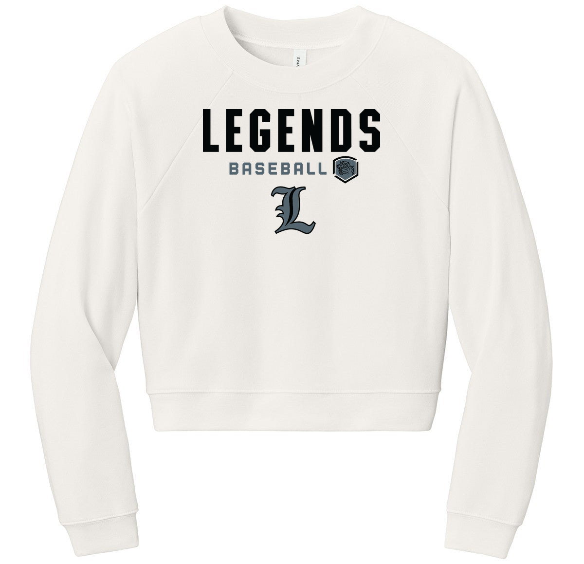 BELLA+CANVAS Women’s Raglan Sponge Fleece Crew