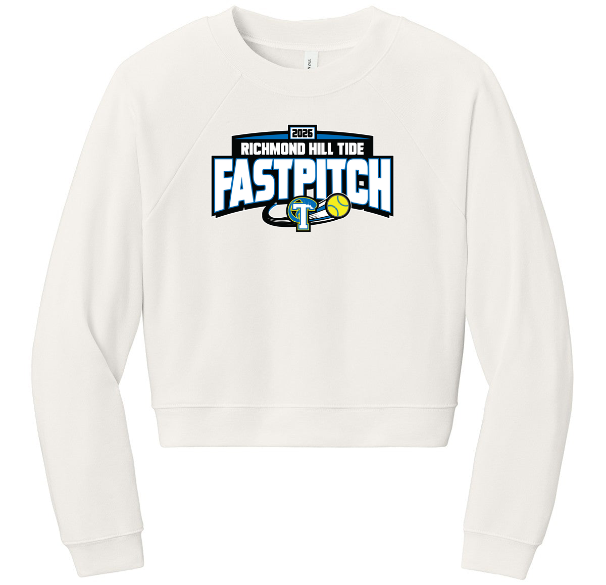BELLA+CANVAS Women’s Raglan Sponge Fleece Crew