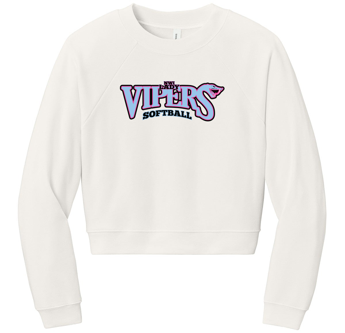 BELLA+CANVAS Women’s Raglan Sponge Fleece Crew