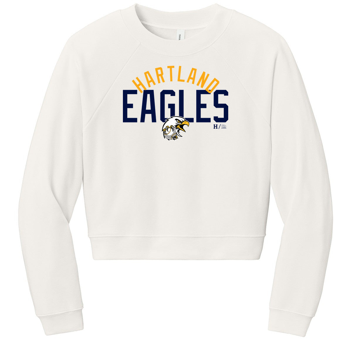 BELLA+CANVAS Women’s Raglan Sponge Fleece Crew