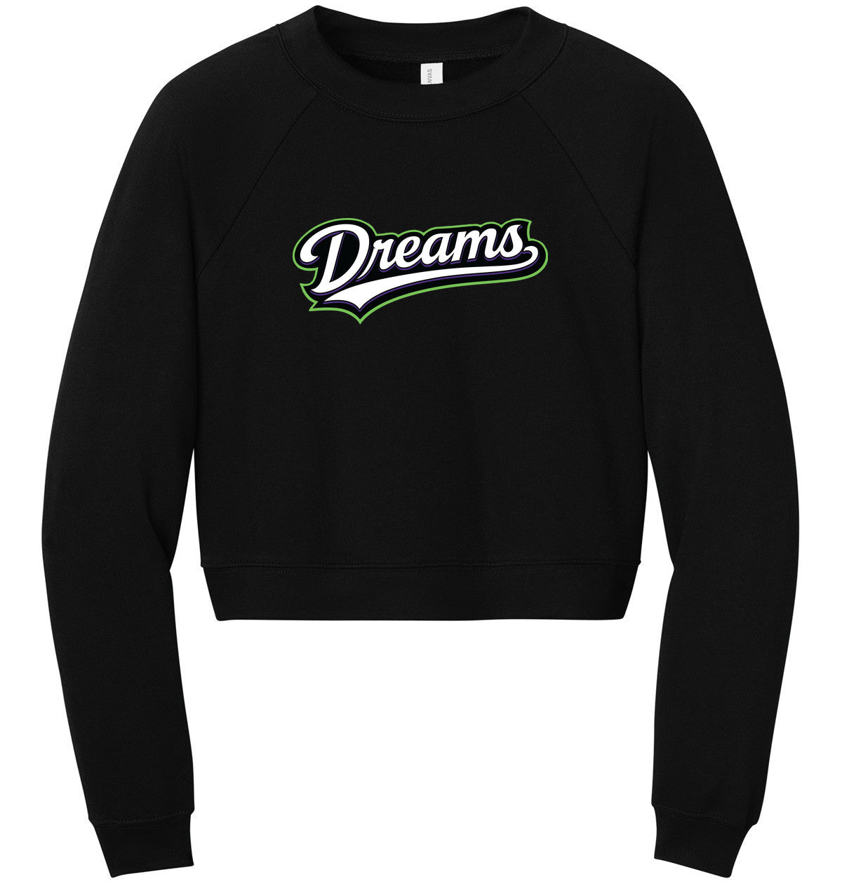 BELLA+CANVAS Women’s Raglan Sponge Fleece Crew