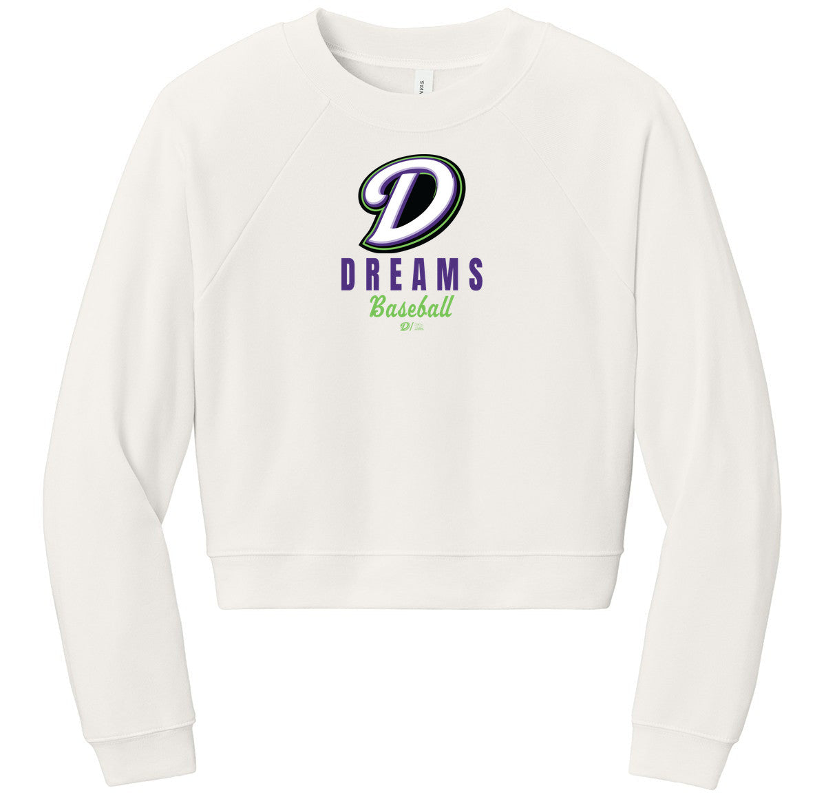 BELLA+CANVAS Women’s Raglan Sponge Fleece Crew