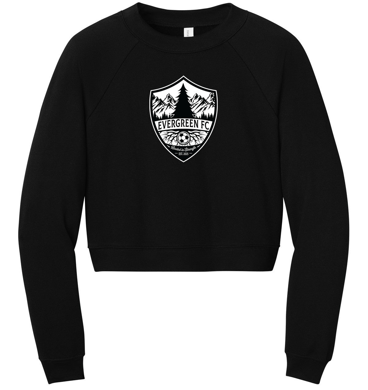 BELLA+CANVAS Women’s Raglan Sponge Fleece Crew