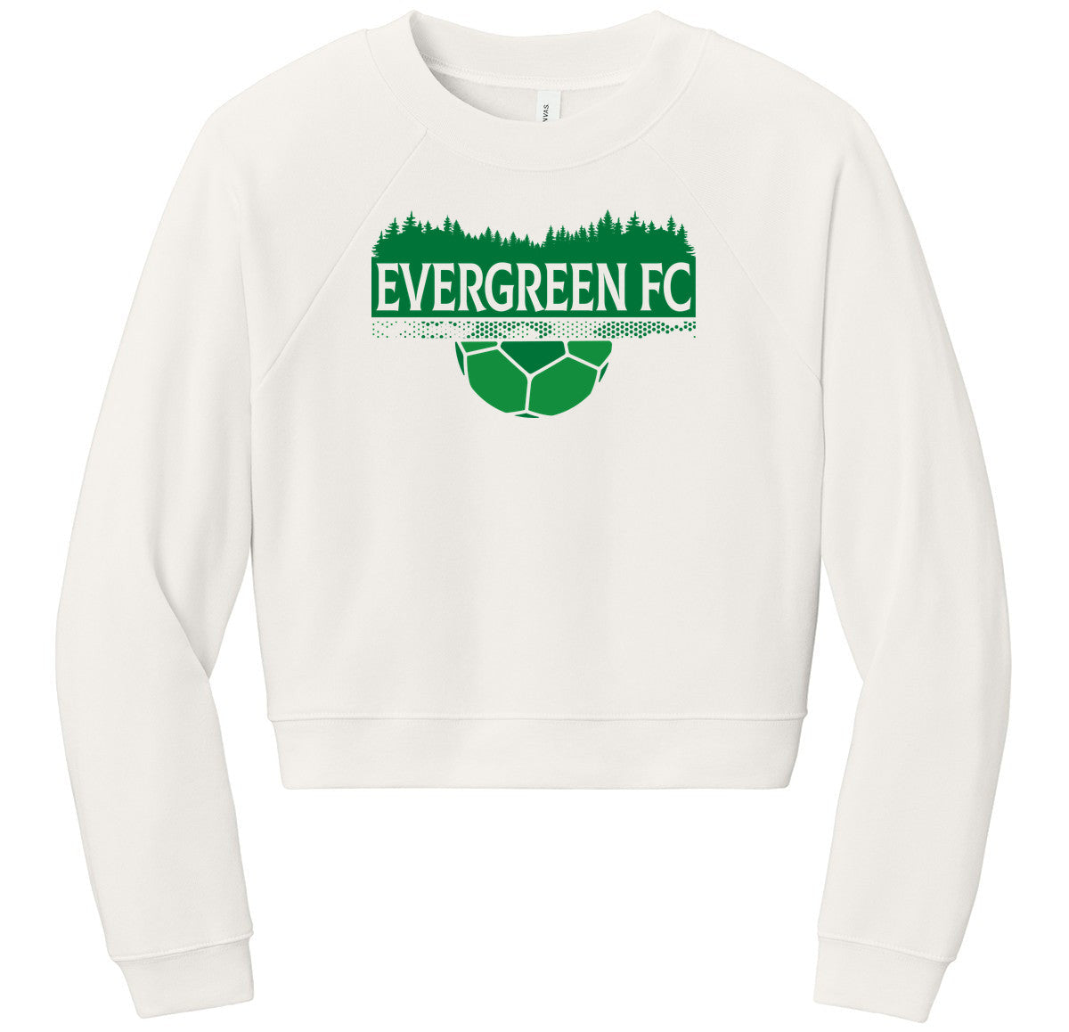 BELLA+CANVAS Women’s Raglan Sponge Fleece Crew