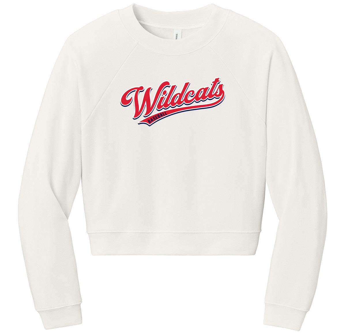 BELLA+CANVAS Women’s Raglan Sponge Fleece Crew