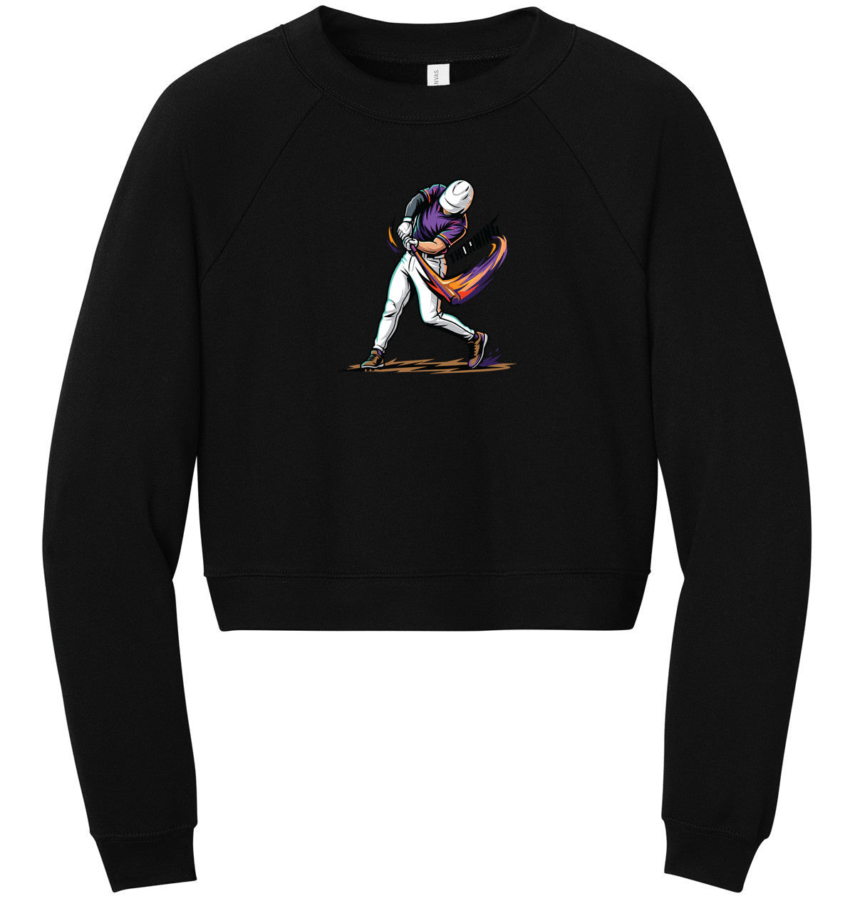 BELLA+CANVAS Women’s Raglan Sponge Fleece Crew