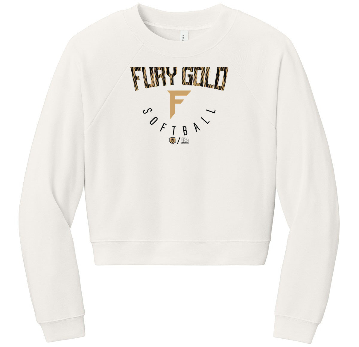 BELLA+CANVAS Women’s Raglan Sponge Fleece Crew