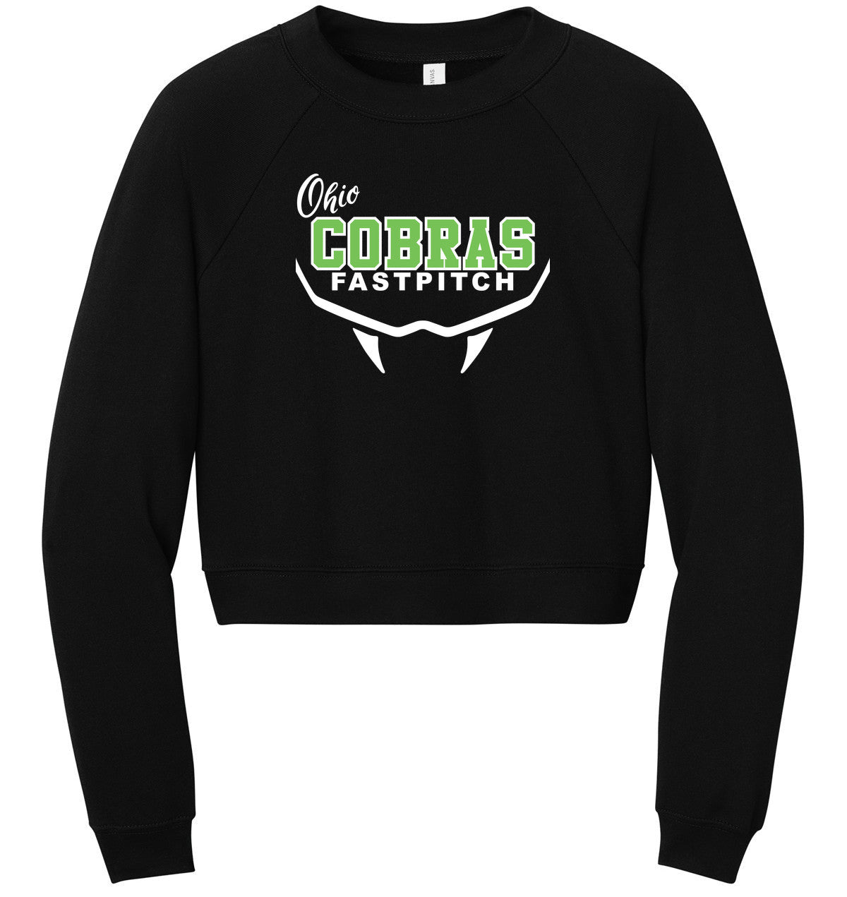 BELLA+CANVAS Women’s Raglan Sponge Fleece Crew