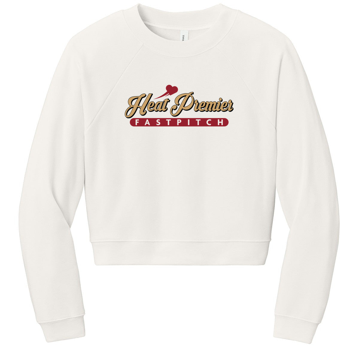 BELLA+CANVAS Women’s Raglan Sponge Fleece Crew