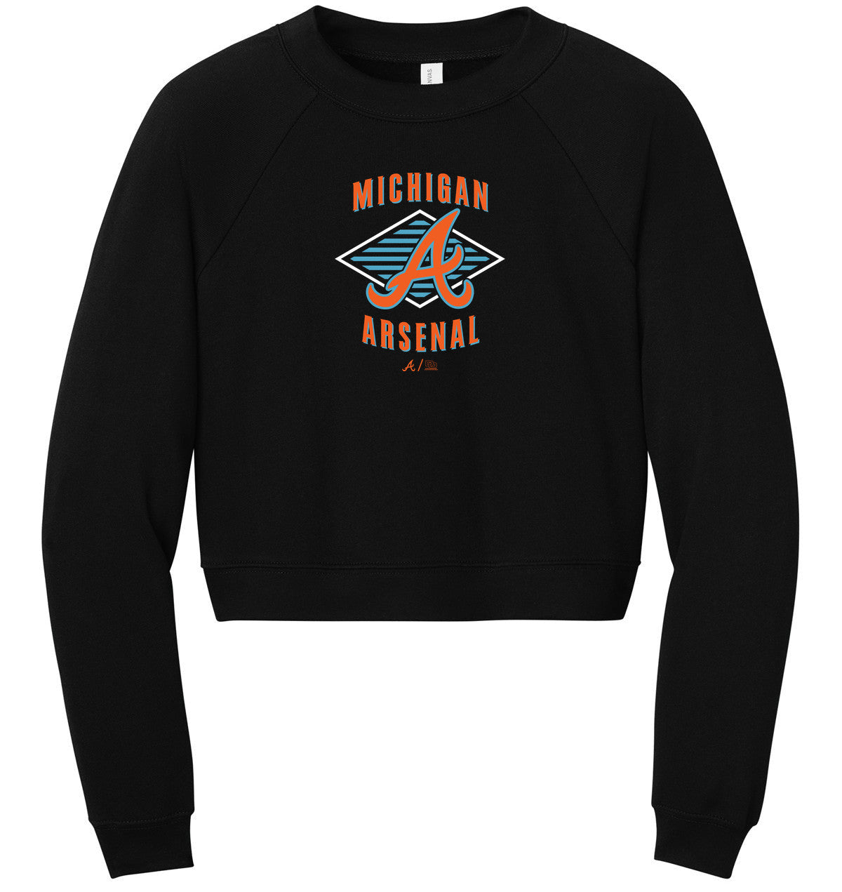 BELLA+CANVAS Women’s Raglan Sponge Fleece Crew