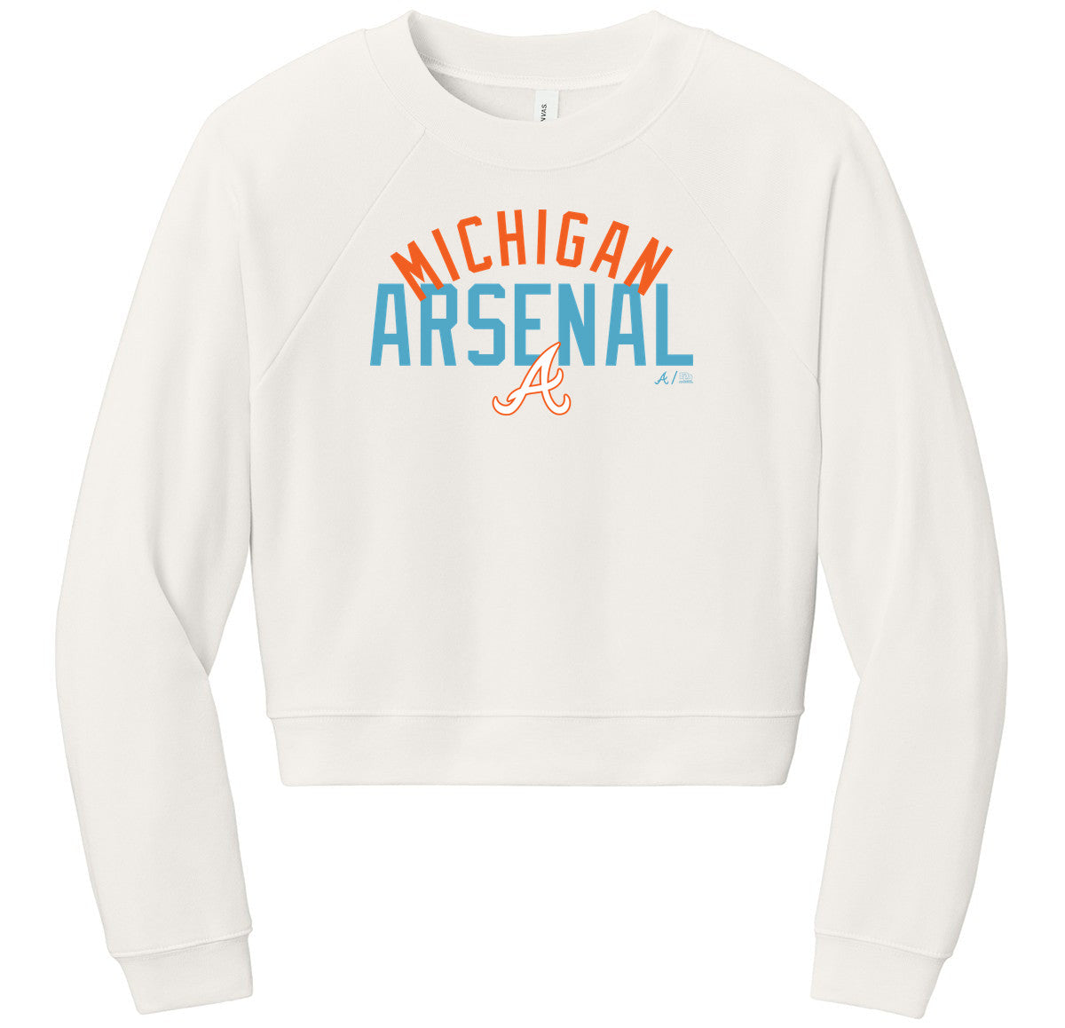 BELLA+CANVAS Women’s Raglan Sponge Fleece Crew