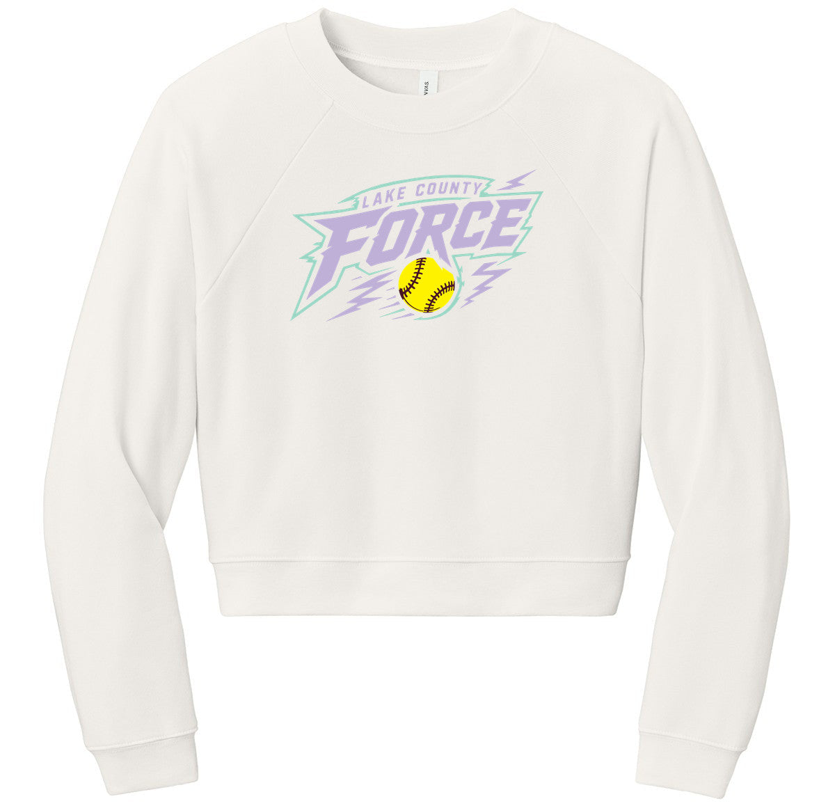 BELLA+CANVAS Women’s Raglan Sponge Fleece Crew