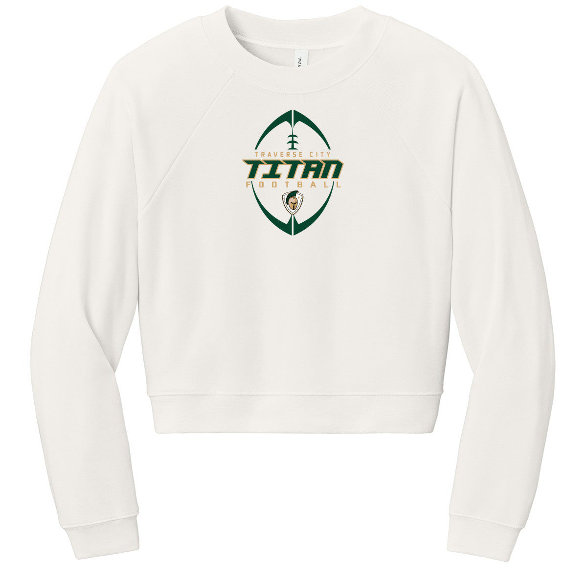 BELLA+CANVAS Women’s Raglan Sponge Fleece Crew