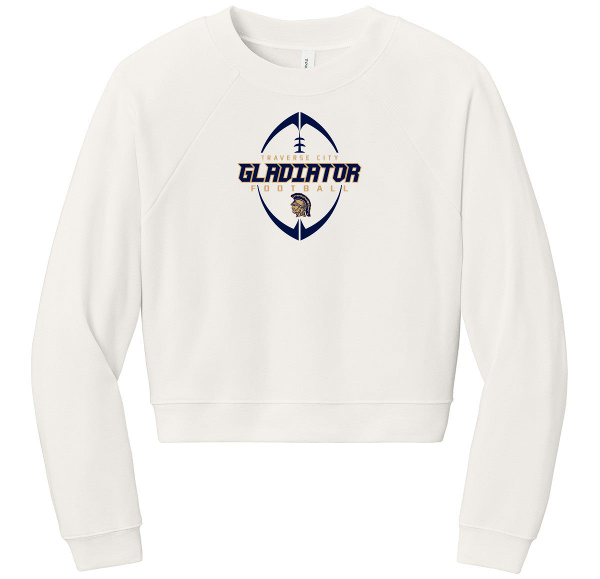 BELLA+CANVAS Women’s Raglan Sponge Fleece Crew