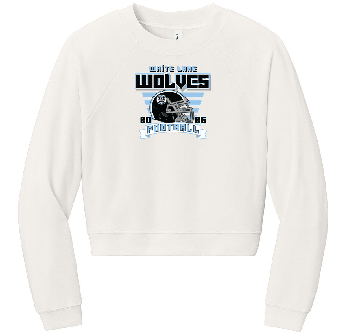 BELLA+CANVAS Women’s Raglan Sponge Fleece Crew