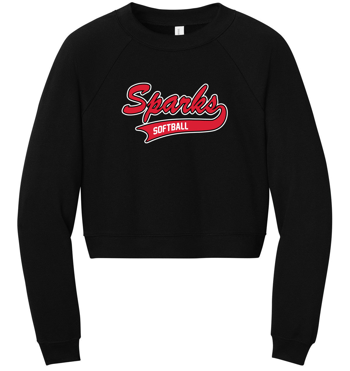 BELLA+CANVAS Women’s Raglan Sponge Fleece Crew