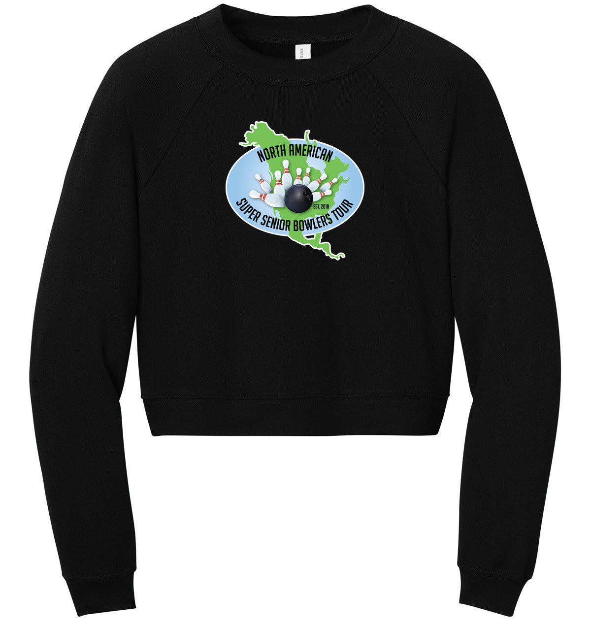 BELLA+CANVAS Women’s Raglan Sponge Fleece Crew