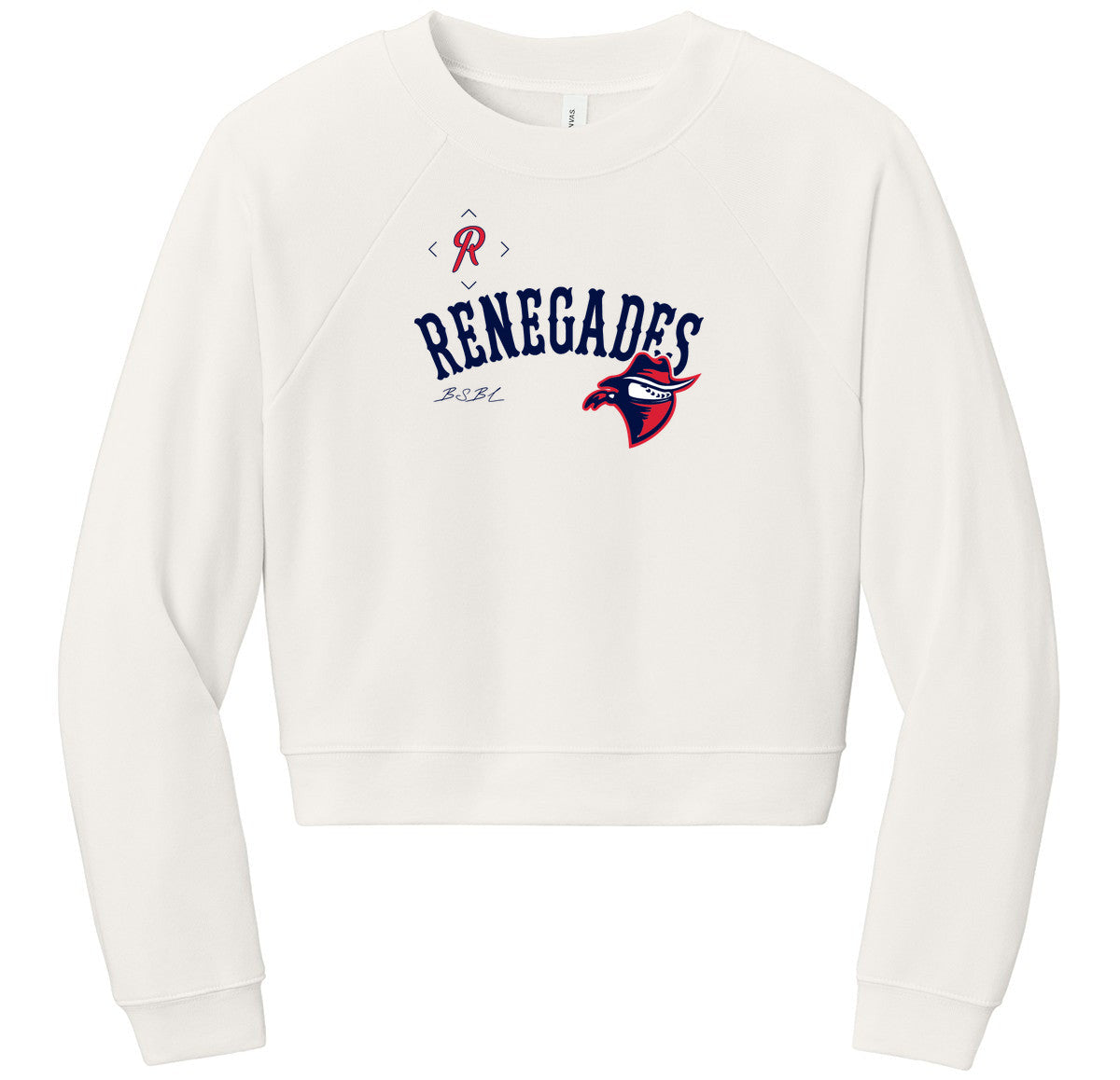 BELLA+CANVAS Women’s Raglan Sponge Fleece Crew
