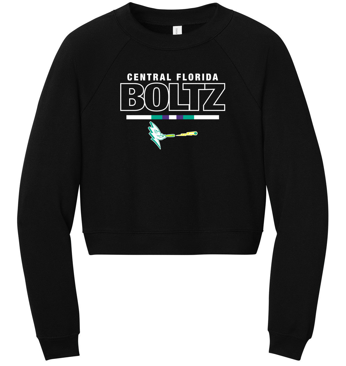 BELLA+CANVAS Women’s Raglan Sponge Fleece Crew