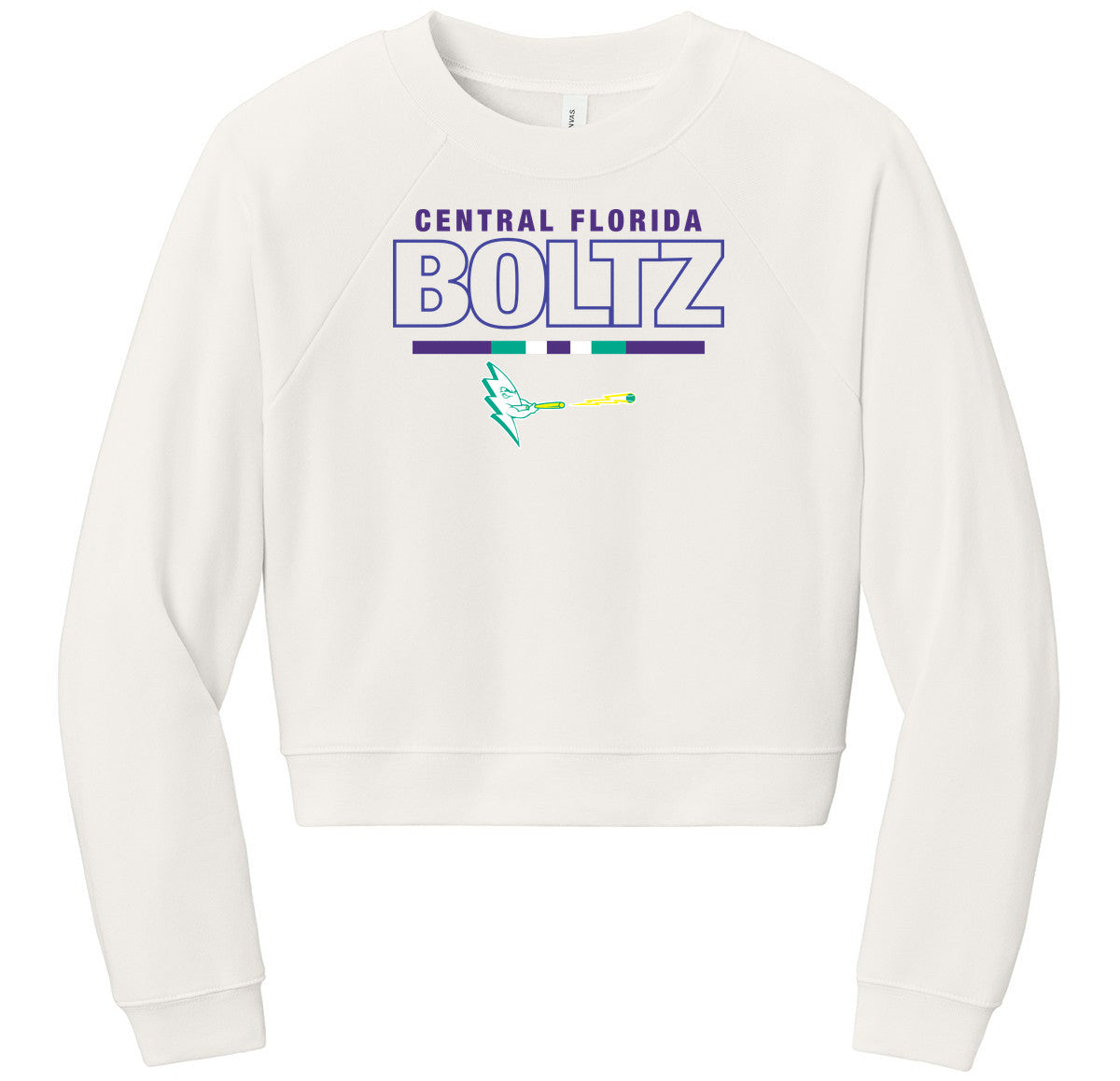 BELLA+CANVAS Women’s Raglan Sponge Fleece Crew