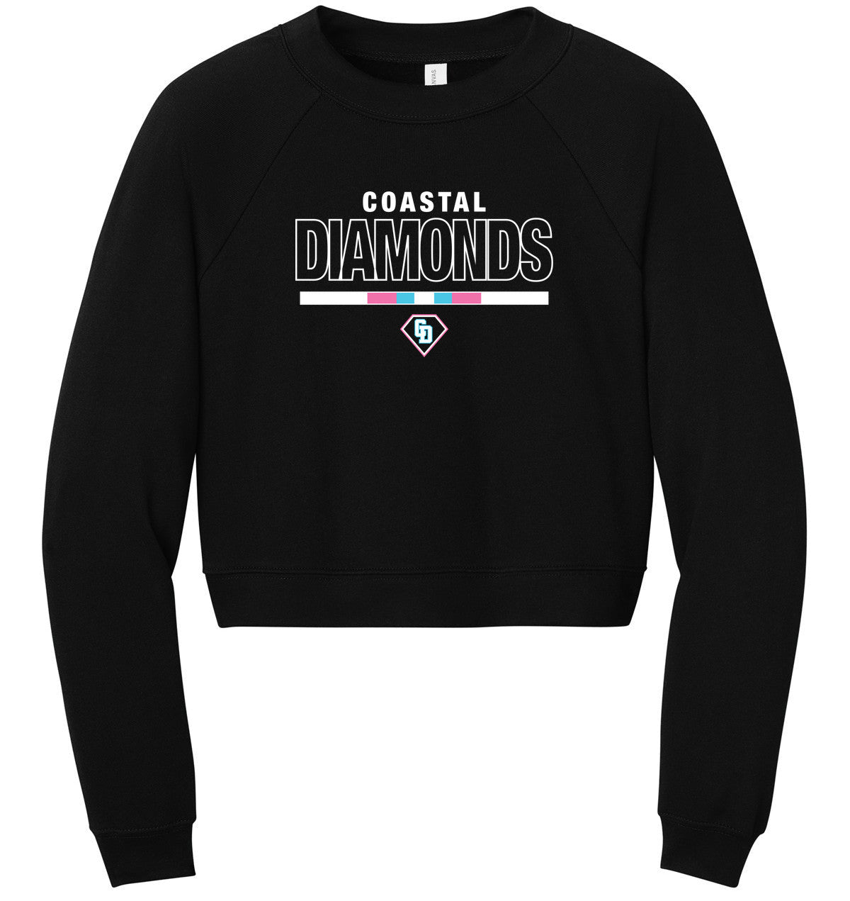 BELLA+CANVAS Women’s Raglan Sponge Fleece Crew