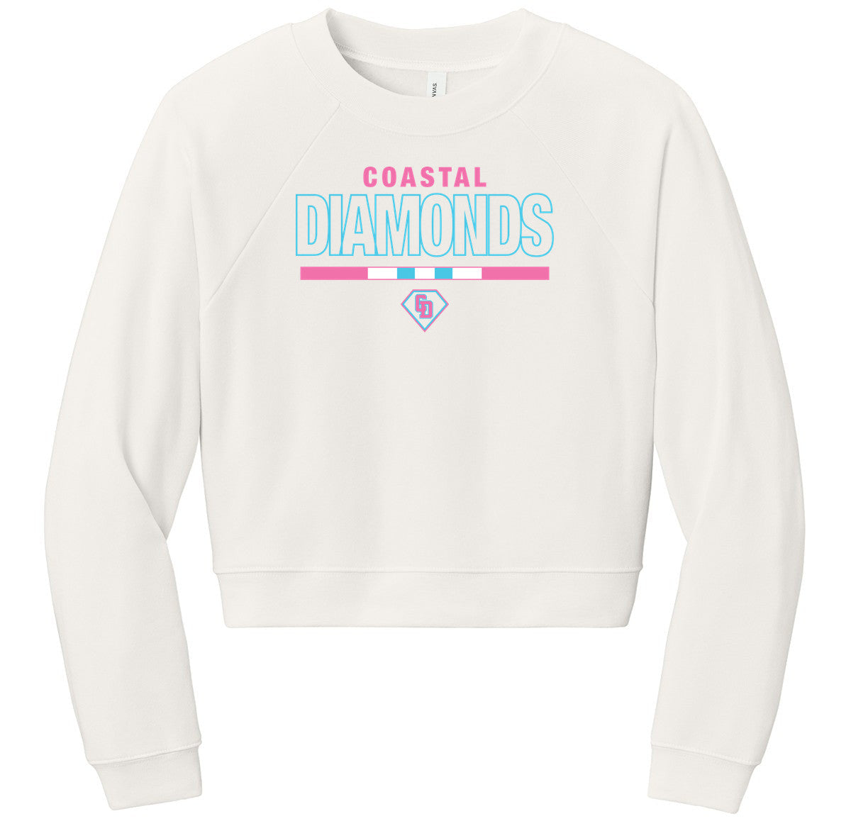 BELLA+CANVAS Women’s Raglan Sponge Fleece Crew