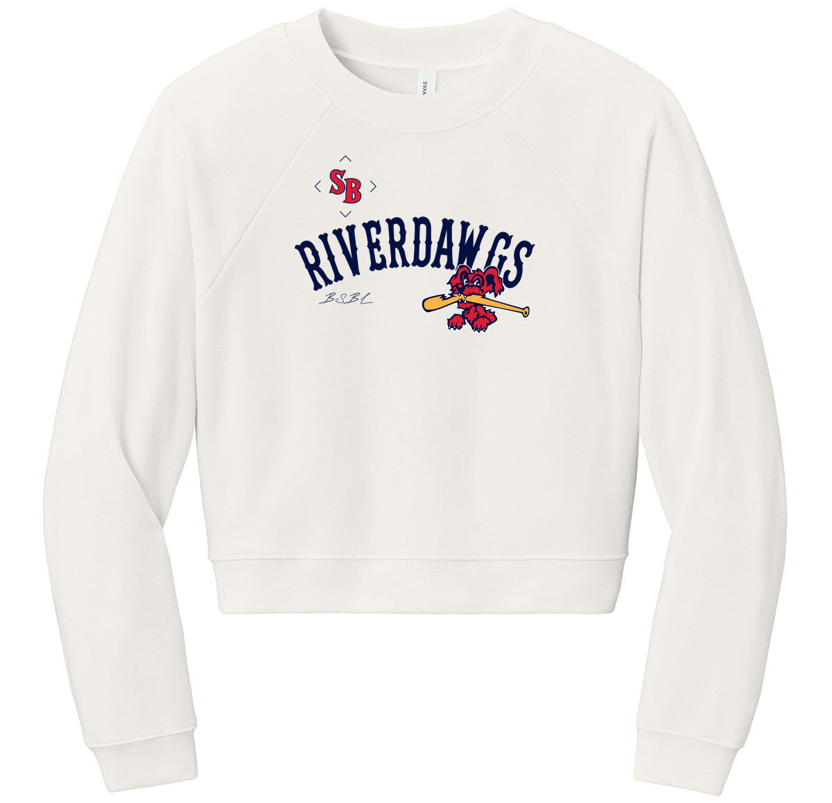 BELLA+CANVAS Women’s Raglan Sponge Fleece Crew