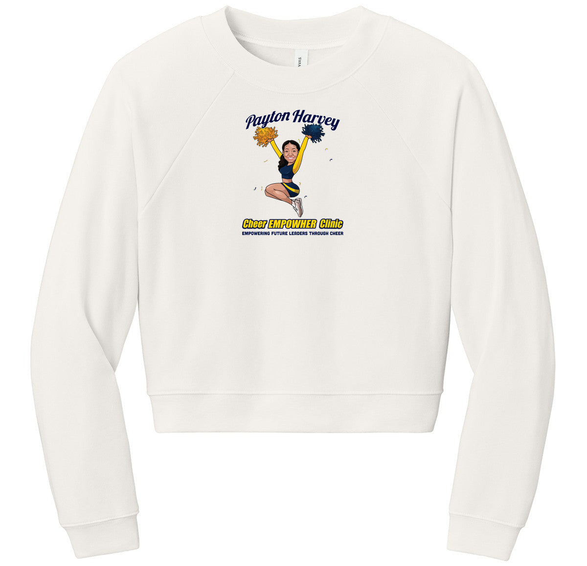 BELLA+CANVAS Women’s Raglan Sponge Fleece Crew
